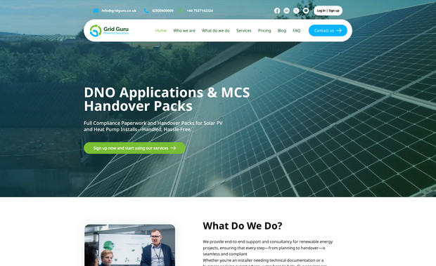 Grid Guru: Brand identity, Webdesign and SEO