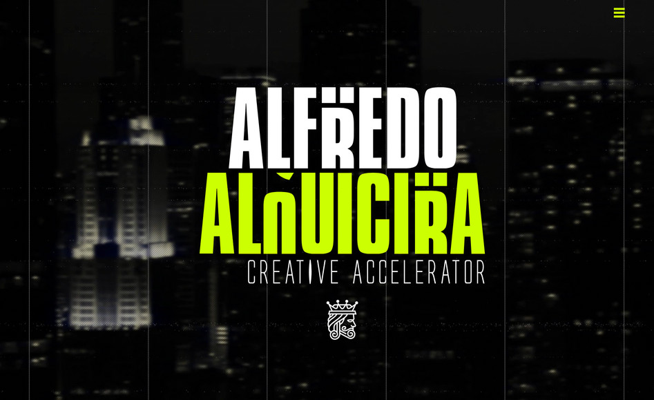 Alfredoalquicira: Rediseño WebSite