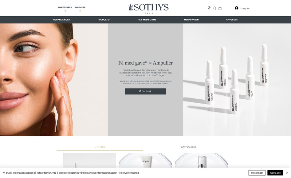 Sothys : SkinCare Ecommerce Brand