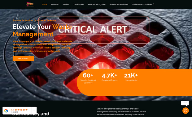 Jetters Incz.: I have completed the requested updates on the website, including:
Making the Awards and Recognition gallery responsive by fixing image spacing, adjusting image ratios, and resizing thumbnails.
Fixing the Social Outreach and Media page, 5th section: removed the extra column and properly aligned content for responsiveness.
Updating the 11th section on the same page by consolidating two strips into one and centering the content for a clean, responsive layout.