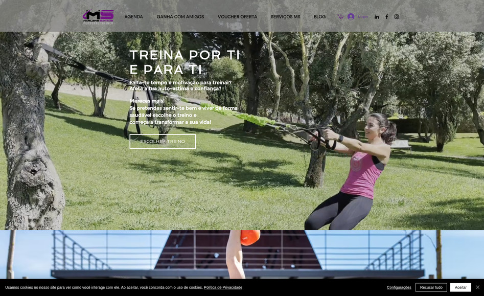 Marlene Santos Personal Trainer: Assinatura e vendas de treinos e serviços.