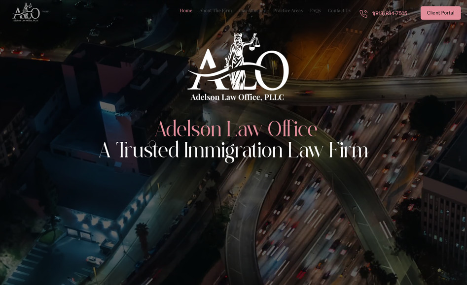 AdelsonLawOffice: Law Firm Website 
