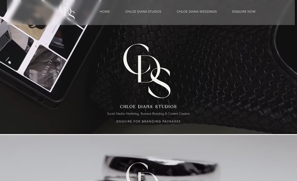 Chloe Diana Studios: Photography and wedding portfolio for Chloe Diana Studios, this is our basic website - the client was super happy with the results and a 5 star review.