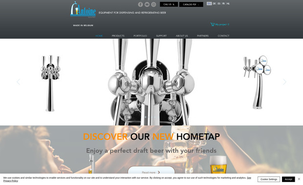 ANTOINE BELGIUM: EQUIPMENT FOR DISPENSING AND REFRIGERATING BEER