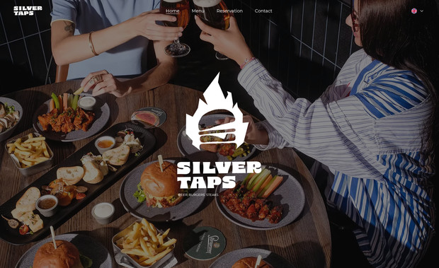 Silver Taps Restaurant: Silver Taps is a modern craft beer bar in Prague with a focus on providing a unique dining and drinking experience. The website was designed and developed to showcase their menu, gallery, events, and merchandise, while providing seamless reservation and contact functionality. Key features include:

Multilingual support: English and local language integration for wider audience reach.
Dynamic menu: Detailed food and drinks menu with descriptions, pricing, and images.
Reservation system: Easy-to-use booking form for guests to reserve tables online.
Gallery: High-quality images to highlight the bar’s interior, events, and atmosphere.
Merchandise shop: Branded products available directly from the website.
Responsive design: Optimized for desktop, tablet, and mobile devices.
SEO-friendly structure: Optimized titles, meta descriptions, and content for search visibility.

Technologies Used: Wix Studio, Velo (custom functionality), HTML/CSS, SEO optimization.

Outcome:
A visually appealing, user-friendly, and fully functional website that reflects the Silver Taps brand and enhances customer engagement both online and offline.