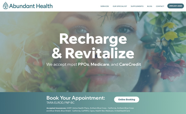 Abundant Health: Website Design, Google Ads, Google Business