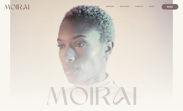 MOIRAI: Web design, SEO, information architecture, all copy, brand strategy, brand identity
