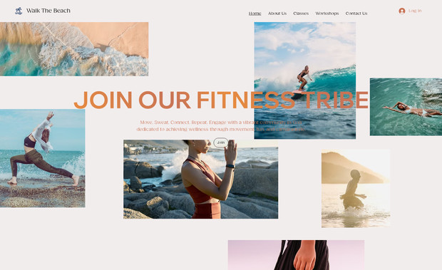 walk the beach: Fitness Community
