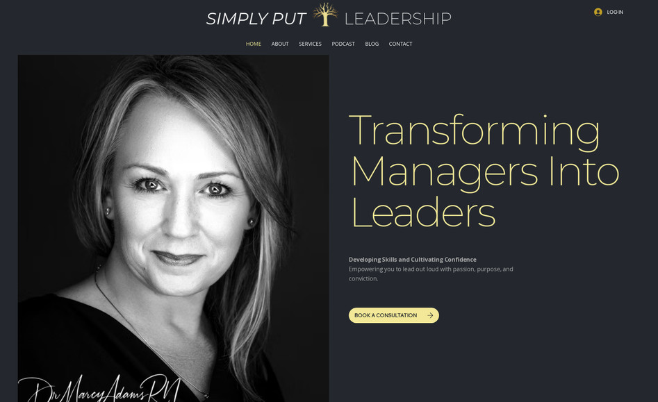Simply Put Leadership: Led by Dr. Marcy Adams, Simply Put Leadership offers personalized coaching and organizational development strategies that deliver real, lasting impact. We invite you to explore the site and discover how Simply Put Leadership can support your leadership journey.

 

🔑 What you’ll find on the new site:

Services & Bookings: From one-on-one coaching to custom leadership workshops, our services are designed to meet your specific needs. Easily book your consultation through the new site!
Podcast: Hear from top leaders in engaging discussions on leadership trends and actionable insights.
Blog: Stay ahead with expert advice and practical leadership tips to grow your business and team.