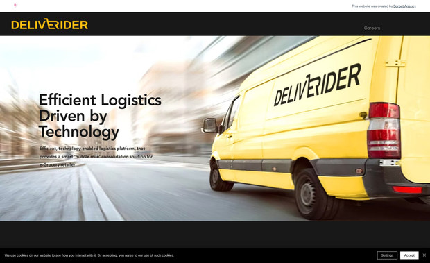 Deliverider: Branding
Wix Studio web design 
