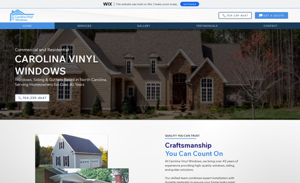 Windows & Doors Services: Informative, Clean, and Proessional Website for Multiple Service Company