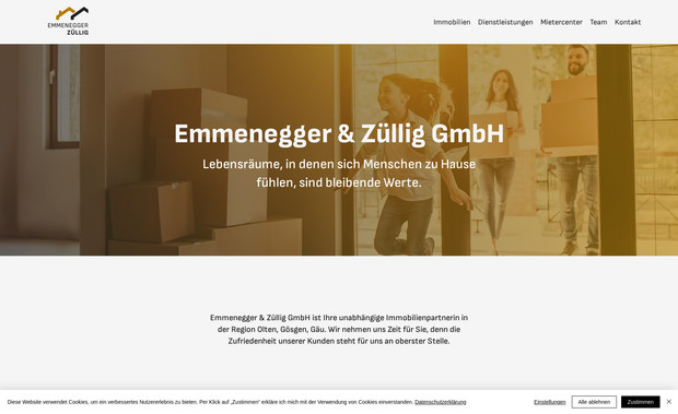 Immobilien Website: WIX Website für Immobilien Makler