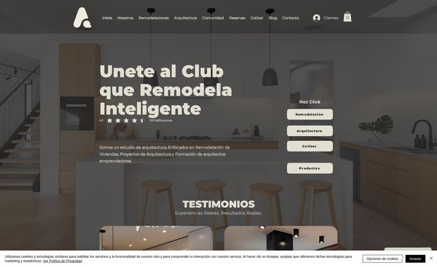 Arqom Arquitectura: Web Desing