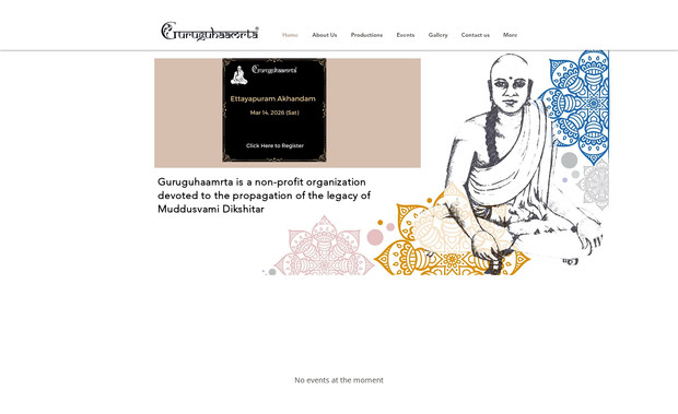 Guruguhaamrta: Music based organization