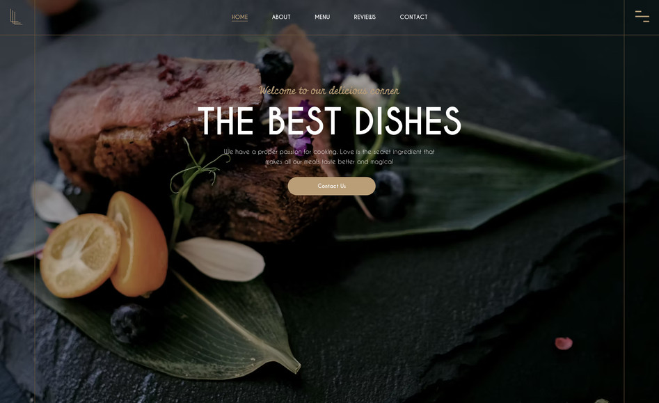 Restaurant Website: undefined
