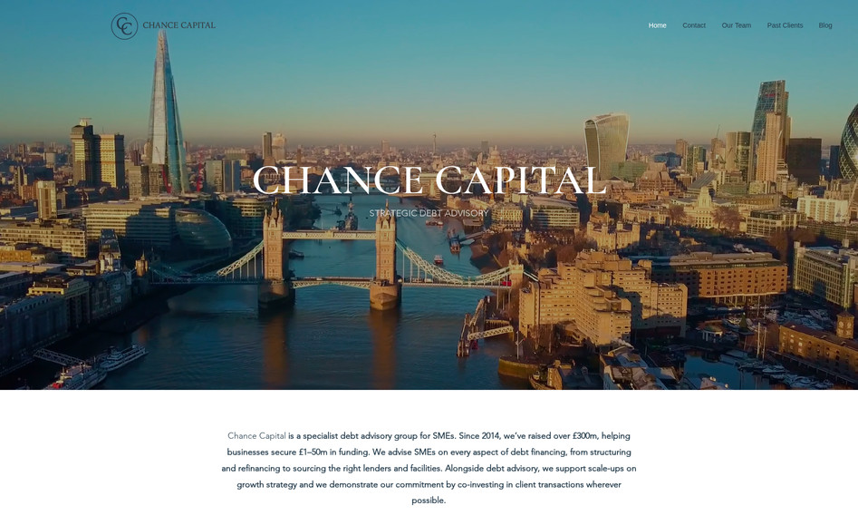 Chance Capital: Chance Capital - Advising and sourcing growth finance for small and medium sized businesses. 
