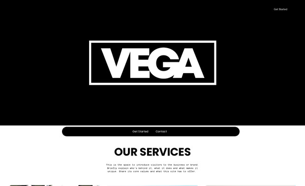 Vega: Our site that was built on editor x. It has lots of movement and color. Very fun to make!!!
