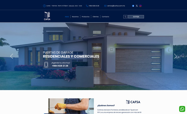 Cafsa: Se hizo su pagina web