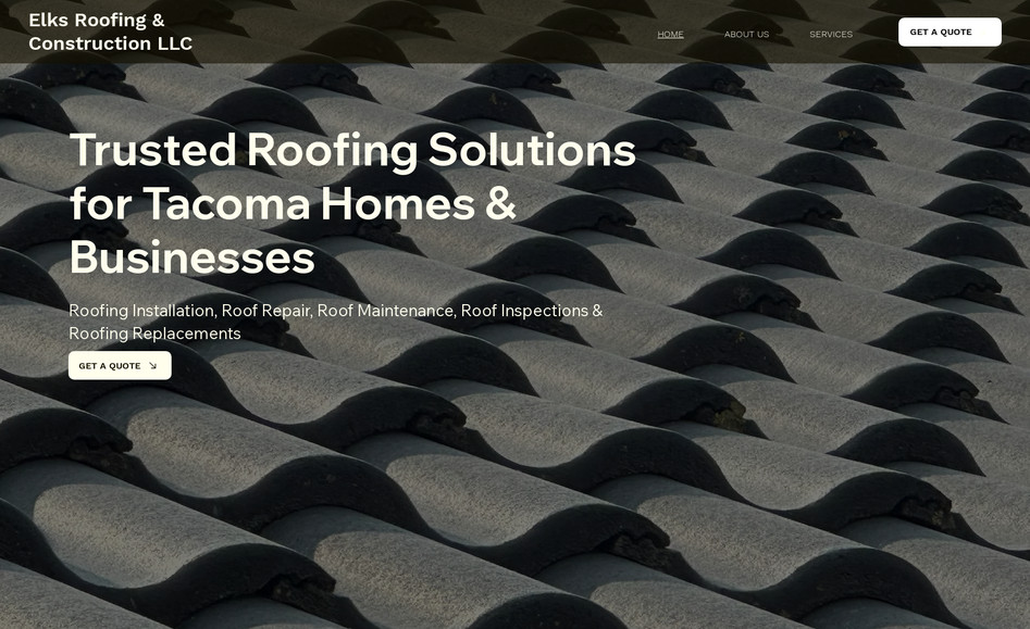 Elks Roofing LLC: A roofing company partnered with us to design a professional website and implement a strong SEO foundation to increase their local visibility and client inquiries. The focus was on creating a modern, trustworthy online presence that clearly communicated their services and expertise.

Key objectives included:

Custom website design tailored to the roofing industry

Clear service structure and strong calls-to-action to drive conversions

Local SEO setup to target regional search traffic

On-page and technical SEO to support long-term ranking growth

The end result is a responsive, easy-to-navigate website that positions the company as a reliable leader in their local market and generates consistent search traffic.

