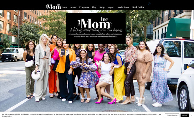 Total Mom Inc: Redesigned Landing pages