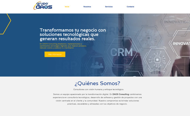 Daos Consulting: Rediseño Web
