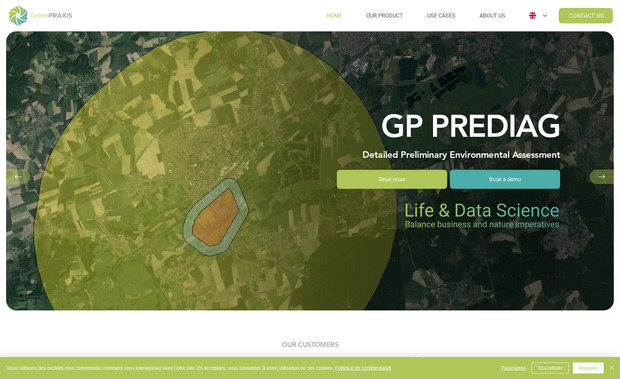 Green PRAXIS: Refonte de site sur Wix Studio