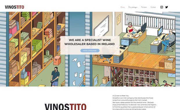 vinostito: Vinostito es una compañía irlandesa dedicada a la distribución de vino.