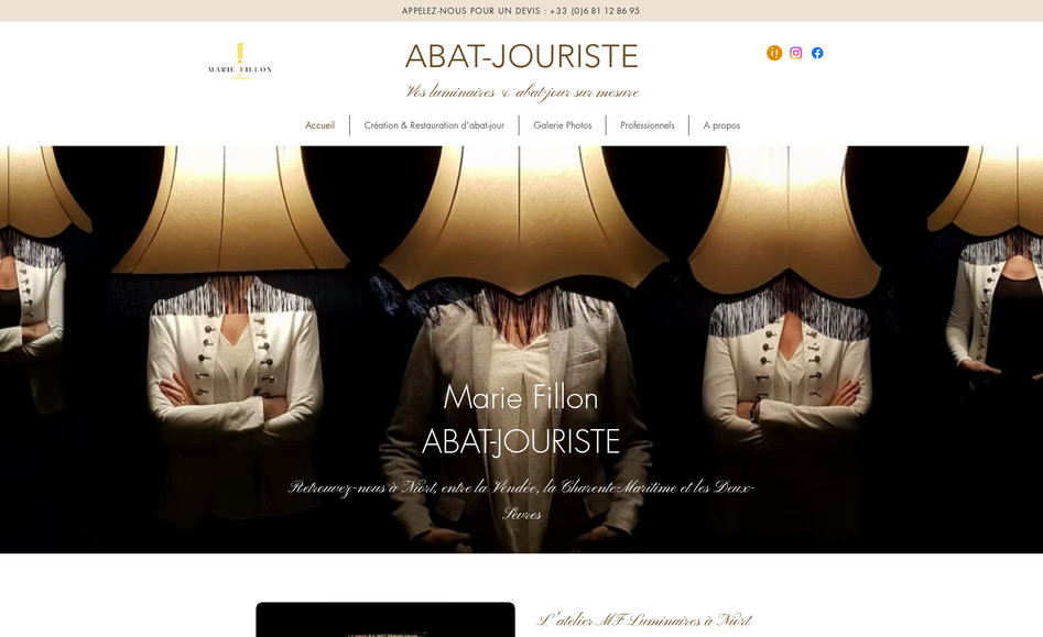 MF Luminaires: Refonte graphique & optimisation SEO