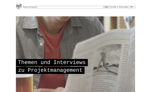 Beer and Paper: We migrated the site from the classic editor to Wix Studio: we adapted the layout, created a data base for dynamic pages, and developed the design and logic for an internal three-level navigation menu (based on the Velo API).