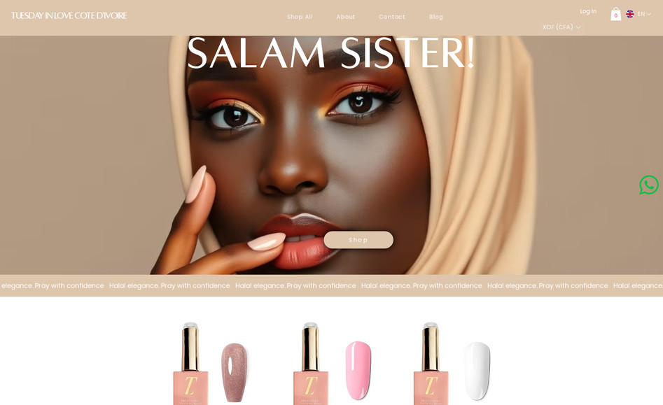 Halal UV Gel Nail Po: I fully redesigned the Tuesday in Love Côte d’Ivoire website on Wix, creating a clean, modern, and brand-focused online presence. The goal was to improve visual appeal, usability, and eCommerce functionality while keeping a premium and consistent brand identity.

Scope of work included:

Complete website redesign from scratch

Full Wix Store setup and configuration

Product organization and store settings

Improved navigation and user flow

Mobile optimization

Performance and usability improvements

Final testing and refinements based on client feedback

The result is a polished, user-friendly website with a fully functional online store that aligns with the brand’s vision. The client is satisfied with the final outcome.