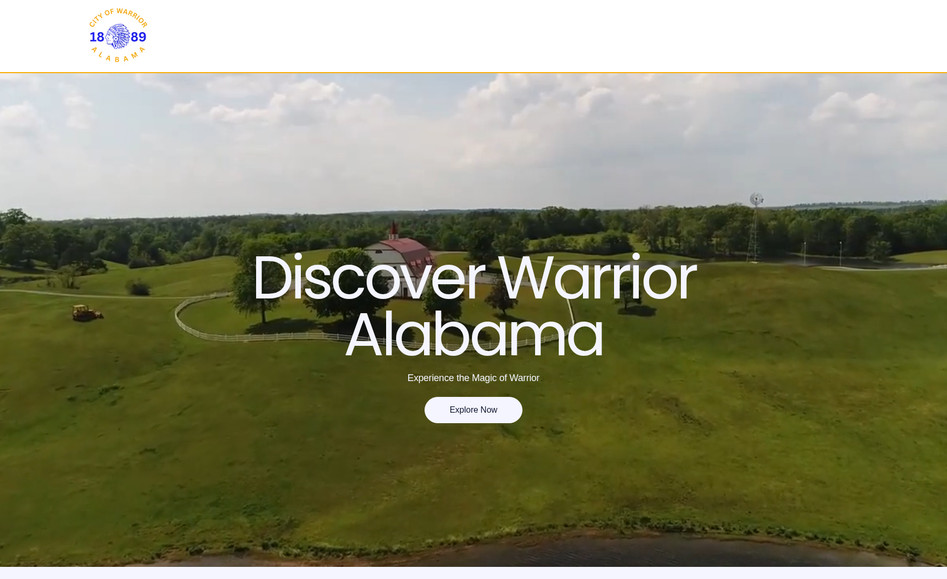 Warrior Alabama: Designed a modern, accessible website for the City of Warrior, integrating SEO best practices and full ADA compliance to ensure public access, visibility, and a user-friendly experience across devices.