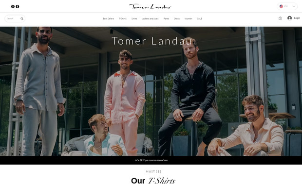 tomerlandu: האתר החדש של תומר לנדאו מציע לקנייה אונליין בגדים שהוא עיצב בעבודת יד ובהרבה כשרון אישי
הפרויקט כלל העברת כל המוצרים מהאתר הישן לחדש, הפניות 301, תיאורי אלטקסט, תיאור מטה, הגדרות לקידום אורגני, הטמאה של גוגל אנליטקס, חיבור האתר לאינסטגרם וכל מה שצריך על מנת שהאתר יעבוד ללא כל בעיה וגם שיהיה מעוצב כך שהוא ימיר מבקרים ללקוחות משלמים