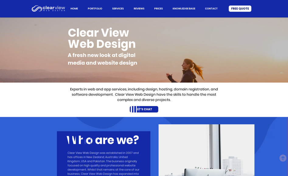 Clear View WebDesign: This is simple design website.