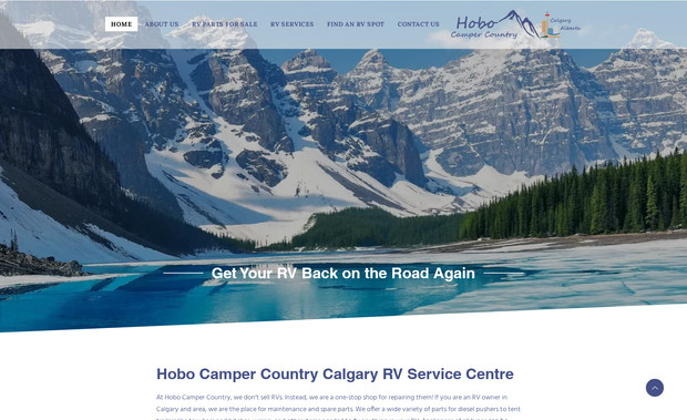 Hobo Camper Country: Alberta Media designed a straightforward, user-friendly website to showcase Hobo Camper Country’s services and make it easy for visitors to call with questions or request information. Clear service listings and prominent contact options drive quick customer connections.