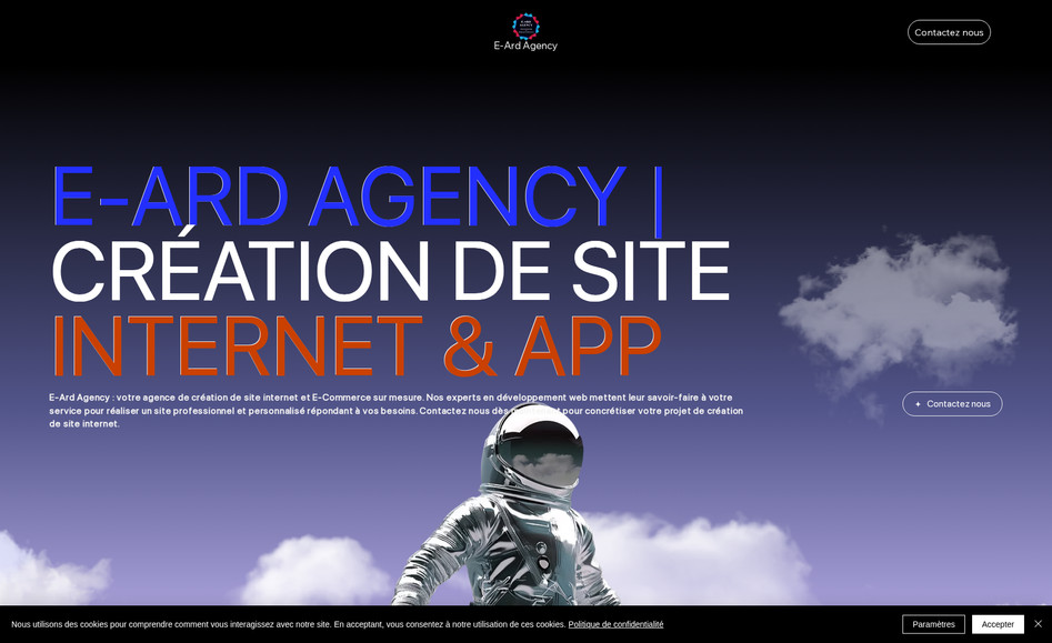 E-Ard Agency 2025: Site de notre agence 2025