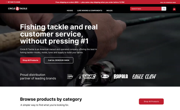 Circlebtackle: Check out Circle B Tackle and their 822 Products! It was an honor working with them.