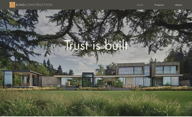 King Construction: Contractor Portfolio  