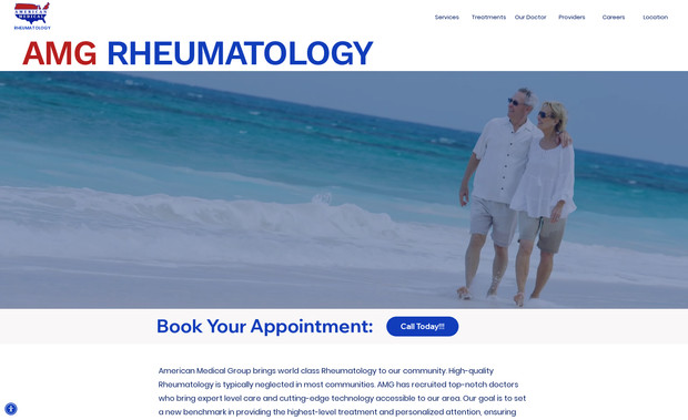 AMG Rheumatology: Website Design