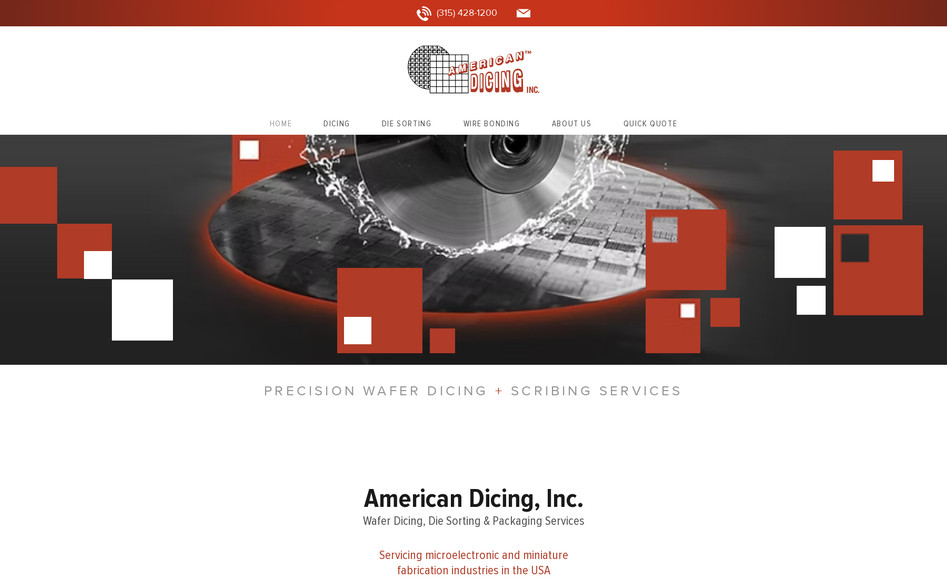 American Dicing: Brand refresh, redesign, and move from Rapidweaver to Wix Studio. Created content for SEO.