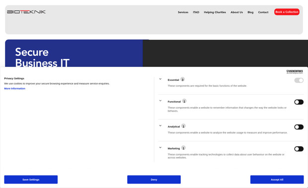 Bioteknik: New website to position Bioteknik and as premium secure IT recycling company
