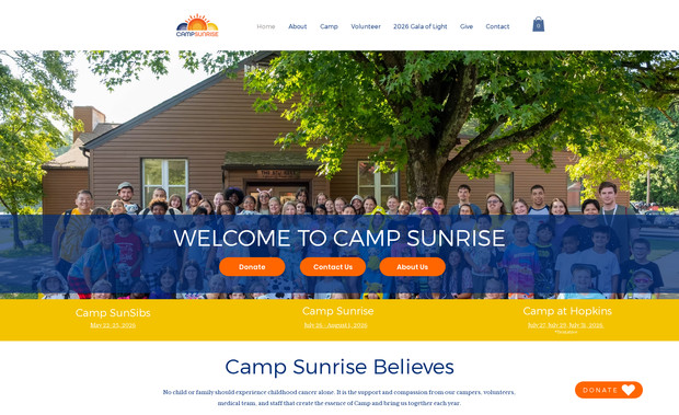 Camp Sunrise Inc.: Camp Sunrise, a cherished summer camp that offers a haven for children battling cancer and their siblings, collaborated with Two17 Marketing to enhance its online presence and effectively communicate its mission and impact. The project focused on revitalizing Camp Sunrise's website and creating compelling content to convey the camp's heartwarming story.