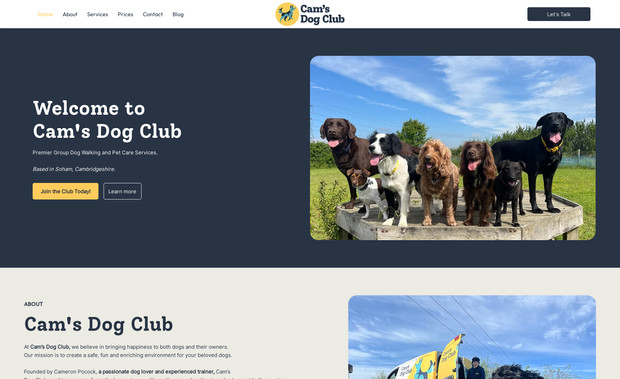 Cam's Dog Club: undefined