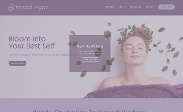 Knead To Flow: Brand development, SEO strategy, copywriting and website development