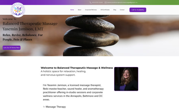 Balanced Therapeutic : In this project, I fixed responsive issues across different screen sizes and optimized the website's speed.
