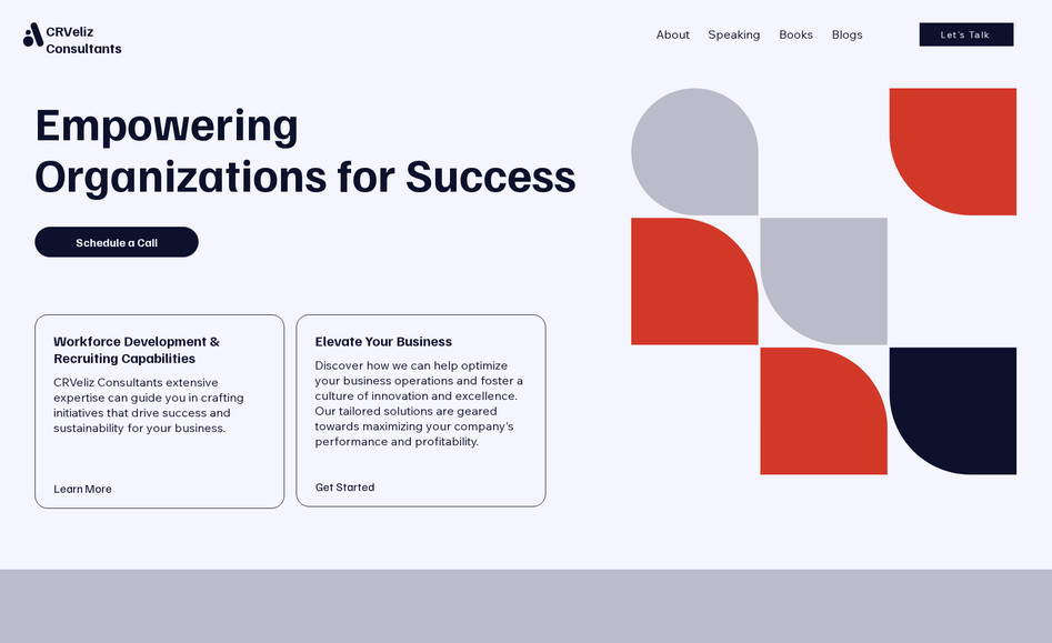 CRVeliz Consulting: Classic Website