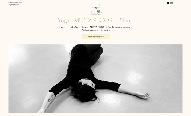 Angélique Torres Munz Floor: Création site internet