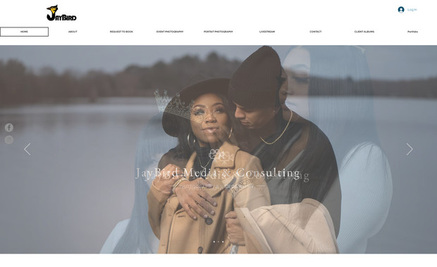 JayBird Media: This website is for a professional photography business.