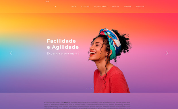 Salazar Comunicações: Website de Agencia de Comunicação