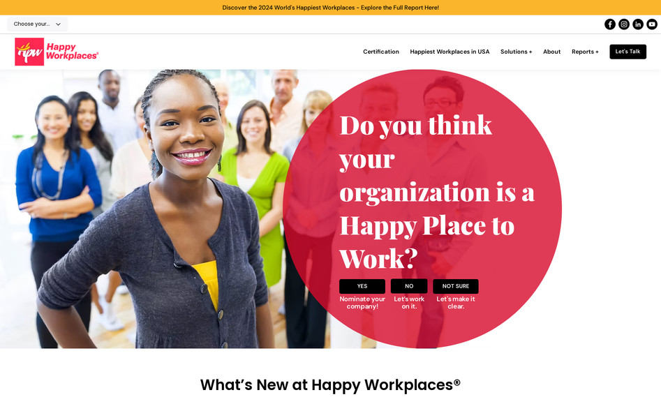 Happy Workplaces: undefined