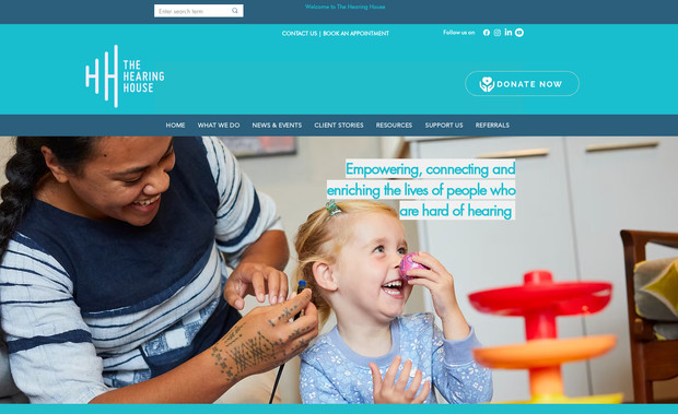 hearinghouse: Website Redesign